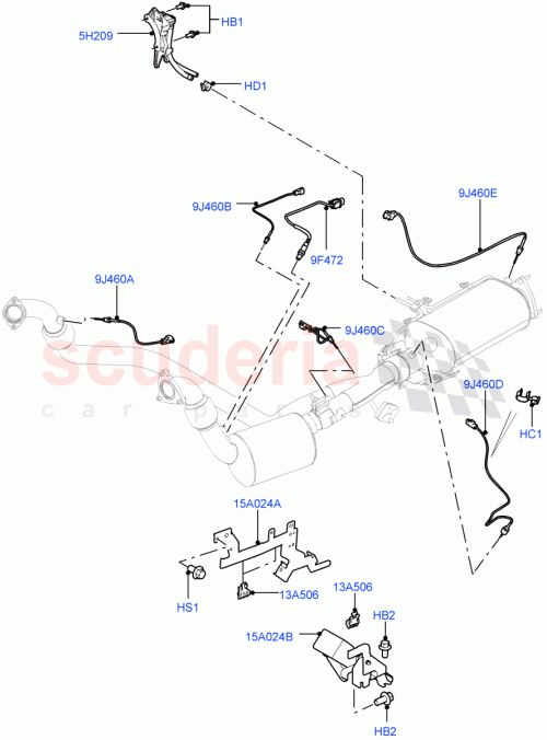 Part Diagram for Land Rover LR015454