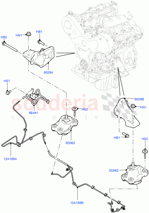 Part Diagram for Land Rover LR123908