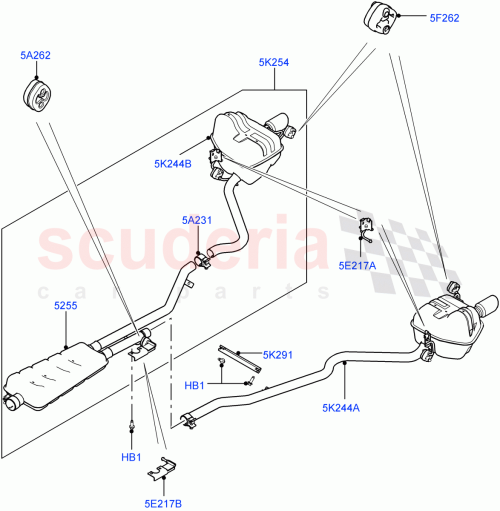 Part Diagram for Land Rover LR061674