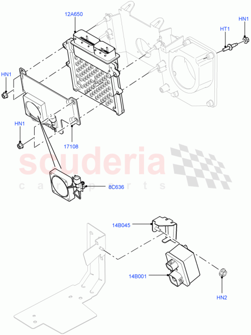 Part Diagram for Land Rover LR026215