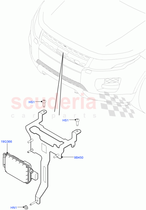 Part Diagram for Land Rover LR058098