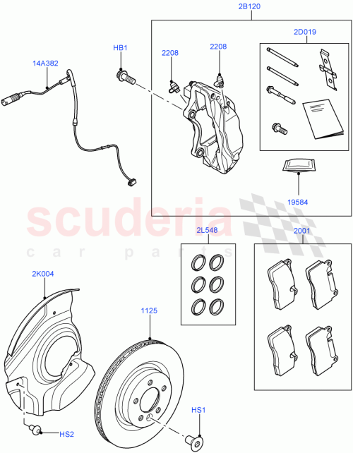 Part Diagram for Land Rover LR016661