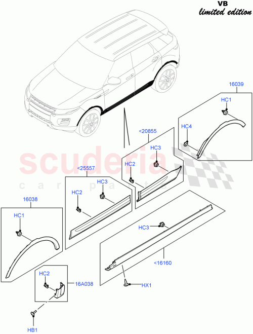 Part Diagram for Land Rover LR043651
