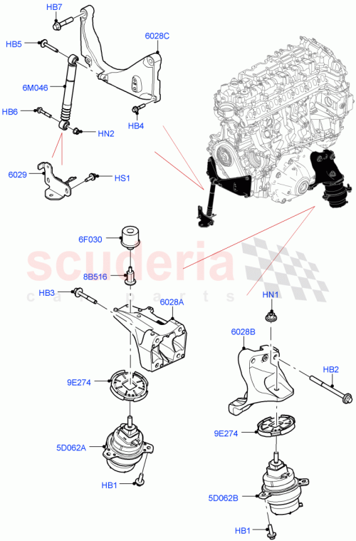 Part Diagram for Land Rover LR151999