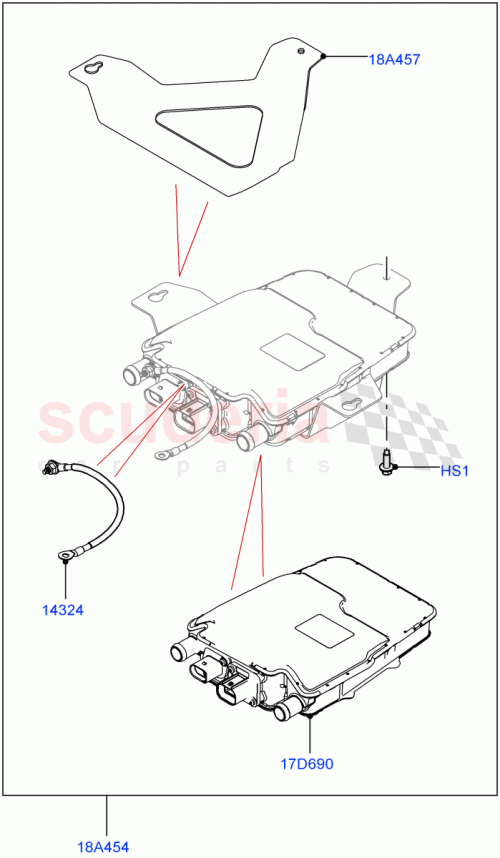 Part Diagram for Land Rover LR146164
