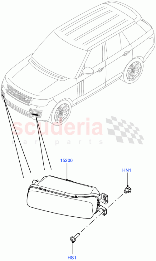 Part Diagram for Land Rover LR142091