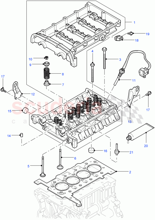 Part Diagram for Land Rover FT108206