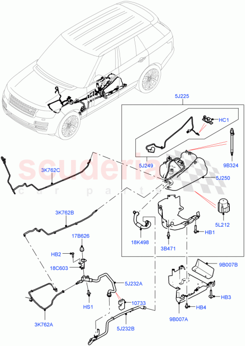 Part Diagram for Land Rover LR036382