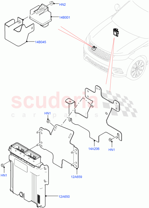 Part Diagram for Land Rover LR091842