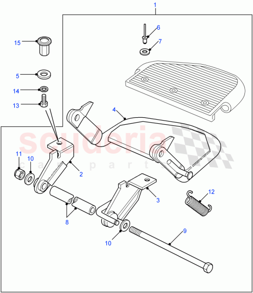Part Diagram for Land Rover KVI100030