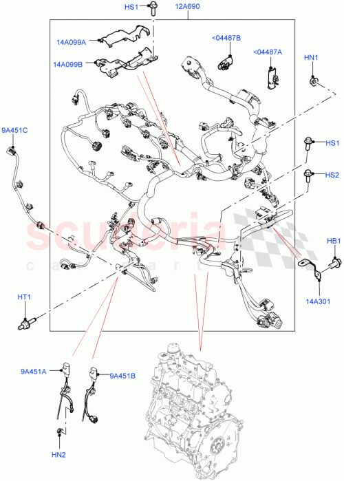 Part Diagram for Land Rover LR118097