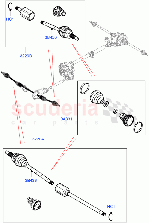 Part Diagram for Land Rover LR092738