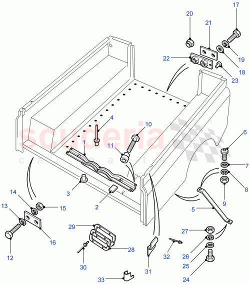 Part Diagram for Land Rover AFU1079