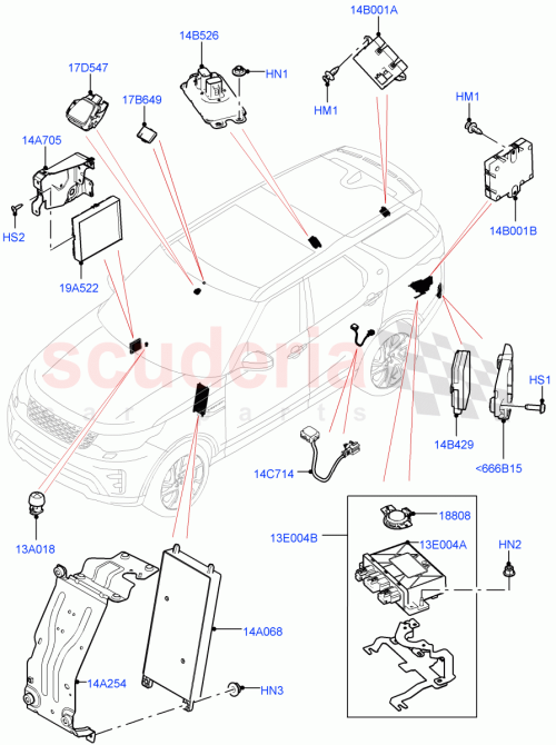 Part Diagram for Land Rover LR099525