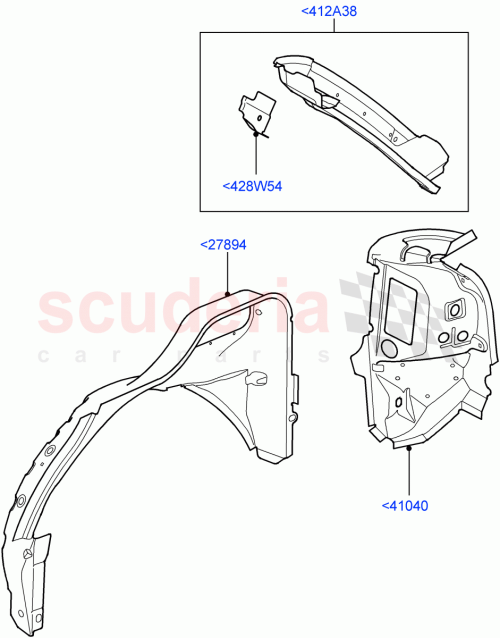 Part Diagram for Land Rover AMA790040
