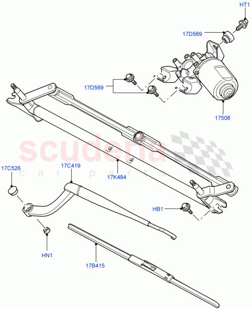 Part Diagram for Land Rover ALU1844L