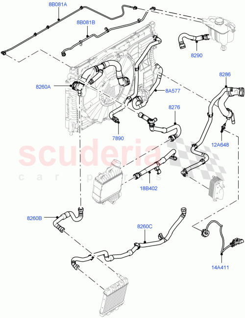 Part Diagram for Land Rover LR115227