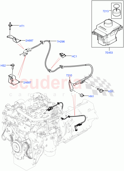 Part Diagram for Land Rover LR117070