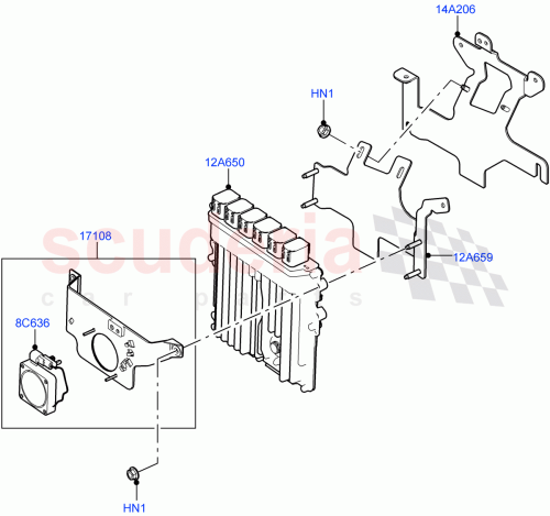 Part Diagram for Land Rover LR141294