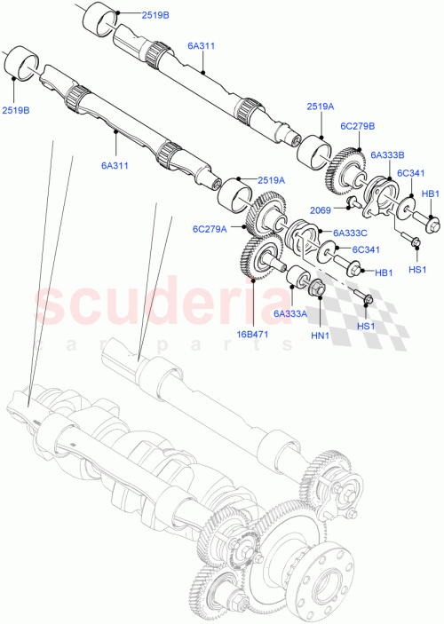 Part Diagram for Land Rover LR074130