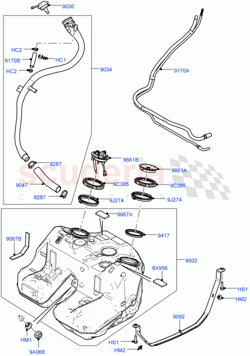 Part Diagram for Land Rover WGC500081