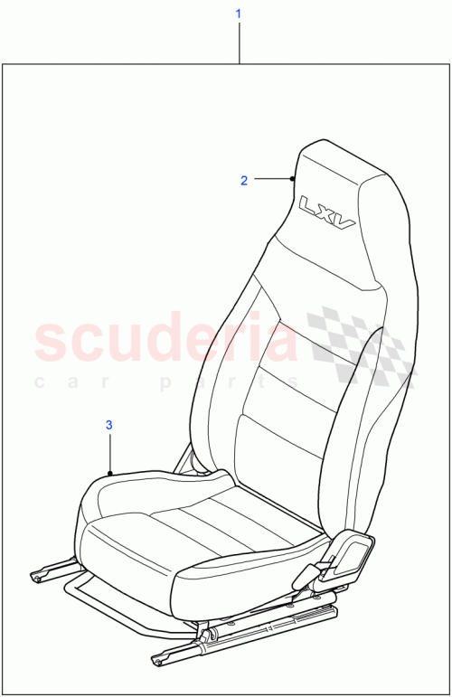 Part Diagram for Land Rover LR051751