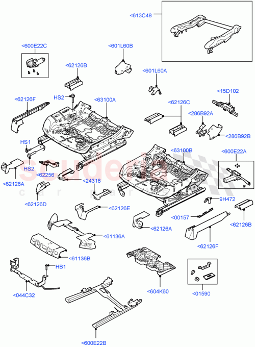 Part Diagram for Land Rover LR098057