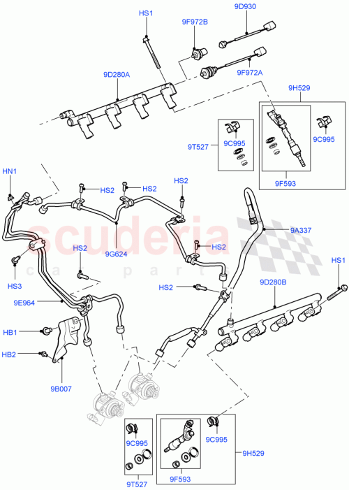 Part Diagram for Land Rover LR011349
