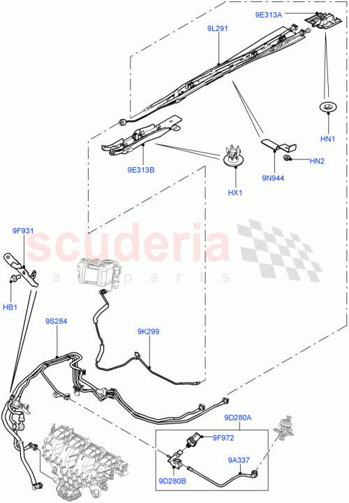 Part Diagram for Land Rover LR015356