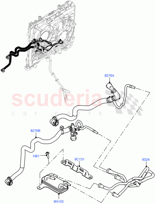 Part Diagram for Land Rover LR081673