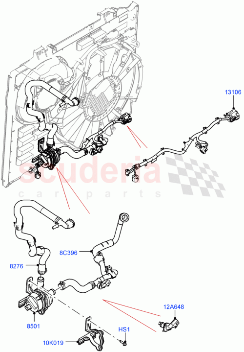 Part Diagram for Land Rover LR154806