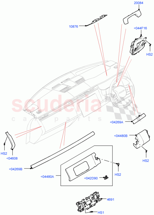 Part Diagram for Land Rover LR154558
