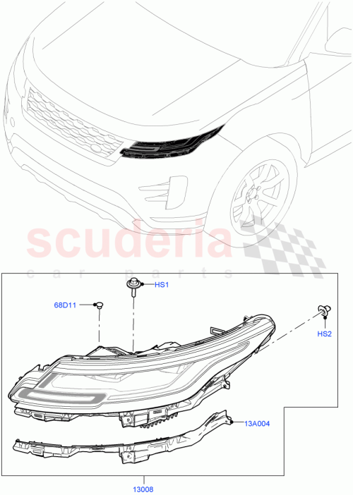 Part Diagram for Land Rover LR135972