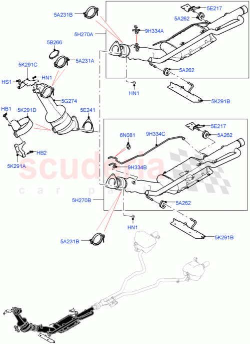 Part Diagram for Land Rover LR134739