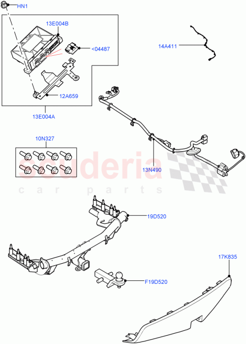 Part Diagram for Land Rover VPLCT0281
