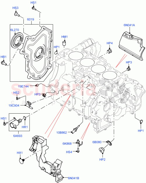 Part Diagram for Land Rover LR133742