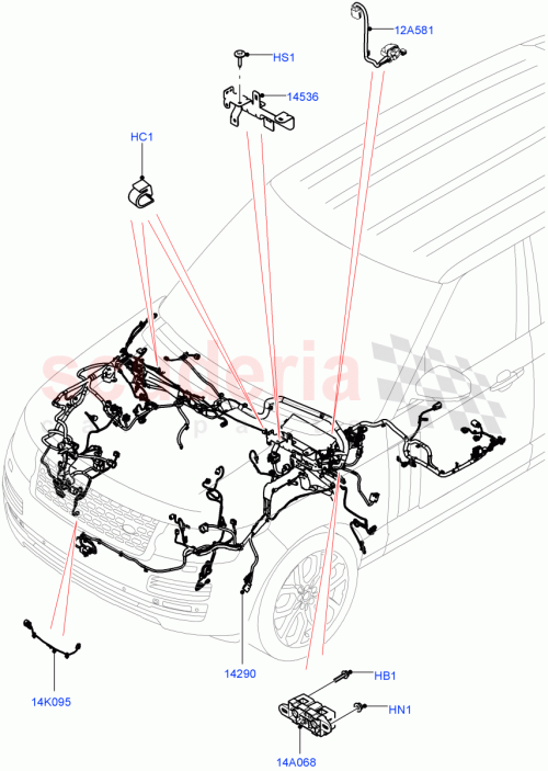 Part Diagram for Land Rover LR087048