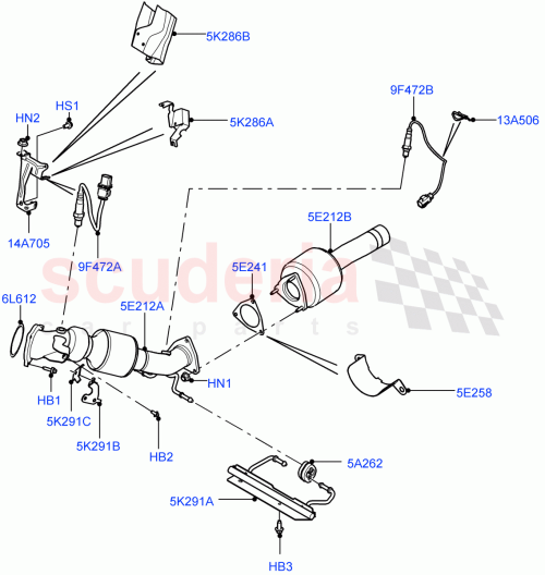 Part Diagram for Land Rover LR055954