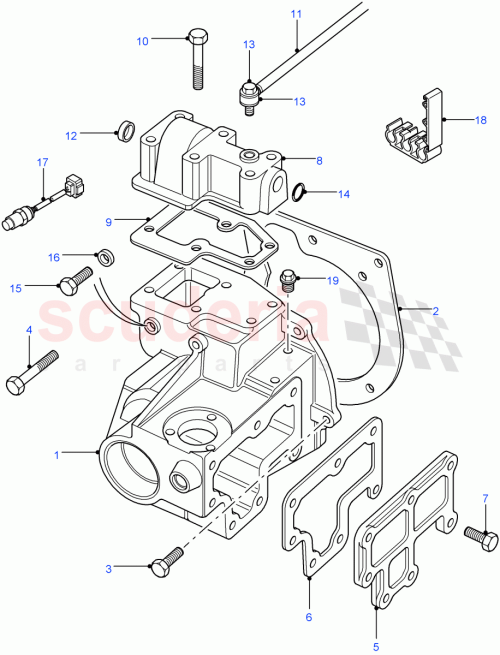 Part Diagram for Land Rover UYP500090