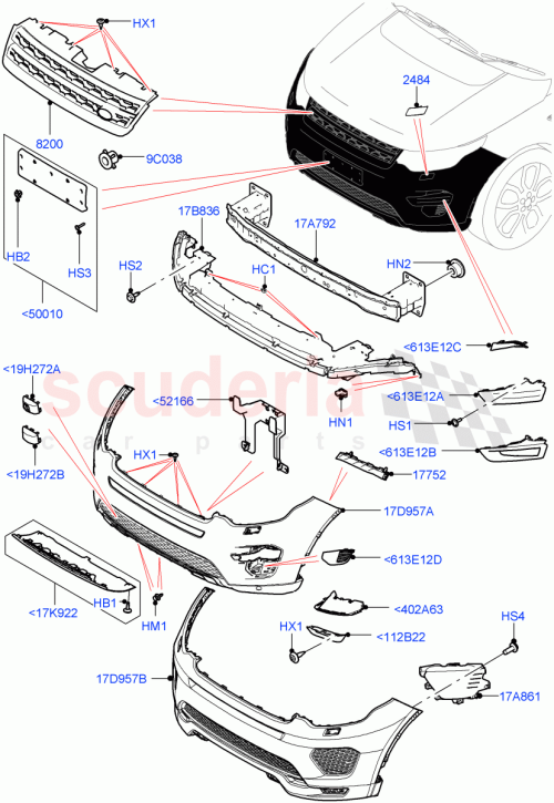 Part Diagram for Land Rover LR097950