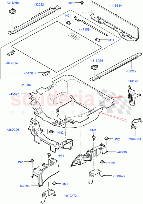 Part Diagram for Land Rover LR112512