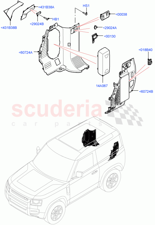 Part Diagram for Land Rover LR131615