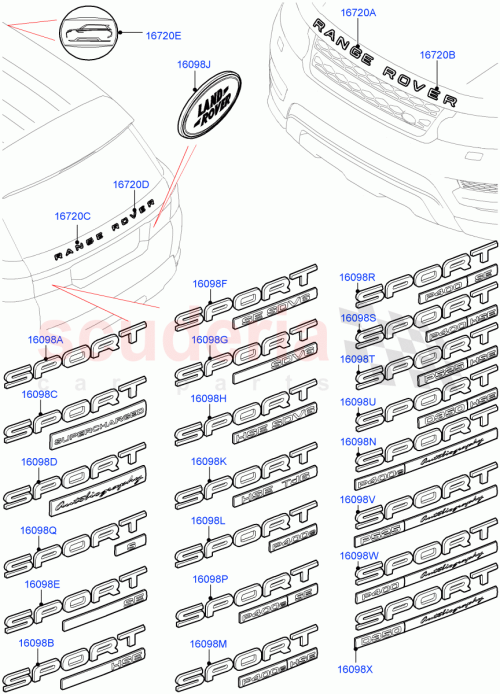 Part Diagram for Land Rover LR048876
