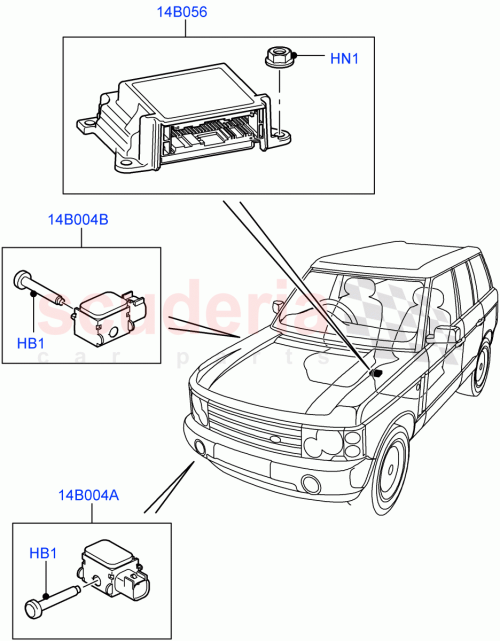 Part Diagram for Land Rover LR019425