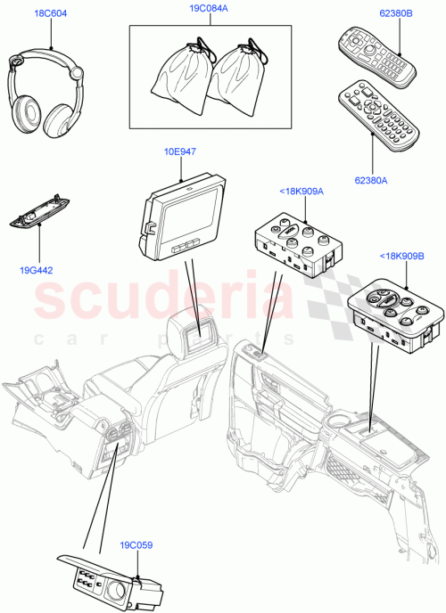 Part Diagram for Land Rover LR030642