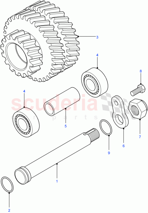 Part Diagram for Land Rover IEH500070