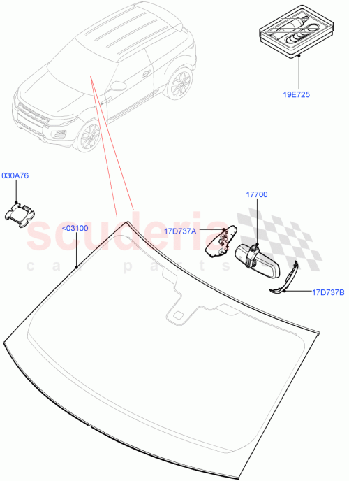 Part Diagram for Land Rover LR021808