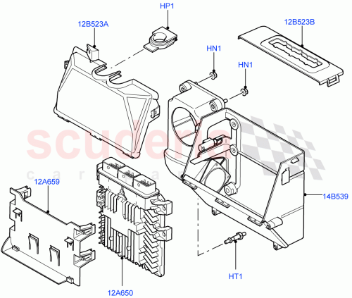 Part Diagram for Land Rover LR013571