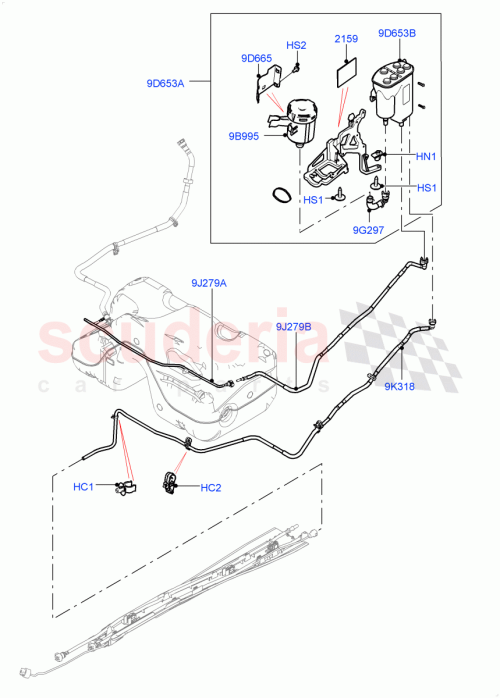 Part Diagram for Land Rover LR113606