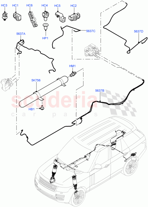 Part Diagram for Land Rover LR037073